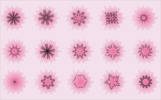 Many Flowers eps Vector Art, symbols,  Icons, and Graphics for Free download