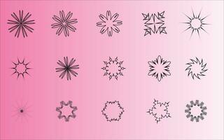 Many Flowers eps Vector Art, symbols,  Icons, and Graphics for Free download