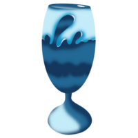 Champagne en Champagne glas png