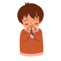 Cute boy character png