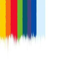 rainbow stripes of paint on a white background.Banner with colored oil streaks vector