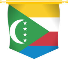 Comores país bandeira png