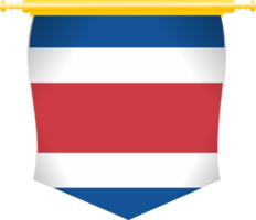 bandiera del paese costa rica png