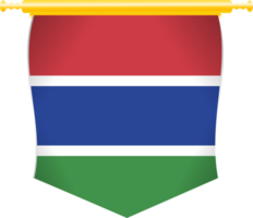 el Gambia país bandera png