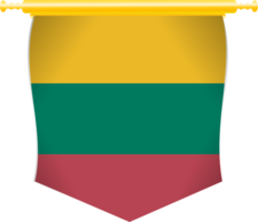 litauen Land flagga png