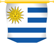 bandeira do país uruguai png