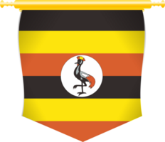 Uganda Land Flagge png