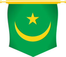 mauretanien Land flagga png