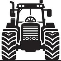 Tractor Icon vector Illustration, Tractor vector silhouette, New Model Tractor icon isolated white background