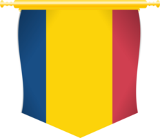 Chad Country Flag png