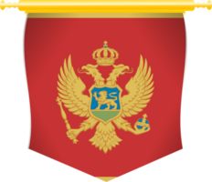 Montenegro país bandeira png