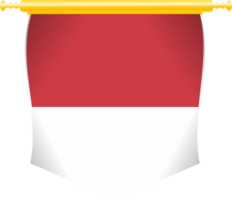 Monaco Land Flagge png