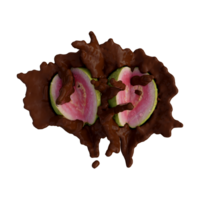 Realistic 3D render of Pink Guava best for commercial and Design purpose png