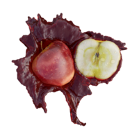 Realistic 3D render of Red Apple best for commercial and Design purpose png