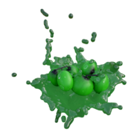 Realistic 3D render of Green Grape best for commercial and Design purpose png