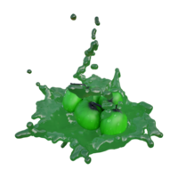 Realistic 3D render of Green Grape best for commercial and Design purpose png