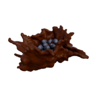 réaliste 3d rendre de bleu grain de raisin meilleur pour commercial et conception objectif png