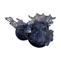 Realistic 3D render of Blueberry best for commercial and Design purpose png