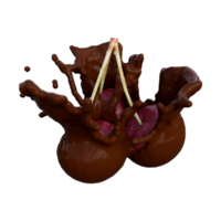 Realistic 3D render of Cherry best for commercial and Design purpose png