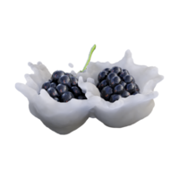 Realistic 3D render of Blackberry best for commercial and Design purpose png