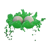 Realistic 3D render of melon best for commercial and Design purpose png