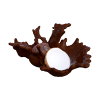 Realistic 3D render of coconut best for commercial and Design purpose png