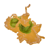 realista 3d render do durian melhor para comercial e Projeto objetivo png