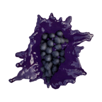 réaliste 3d rendre de bleu grain de raisin meilleur pour commercial et conception objectif png