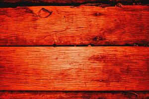 Red wood plank texture. Background old red panels. photo