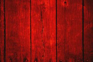 Red wood plank texture. Background old red panels. photo