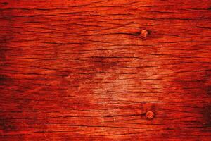 Red wood plank texture. Background old red panels. photo