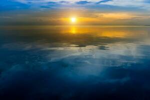 Abstract wave on water surface. photo