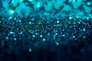 Sparkling Glitter bokeh Background. photo