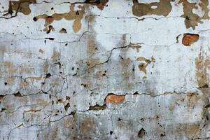 Old cracked wall texture. photo