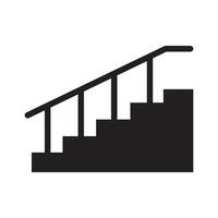 escalera icono vector