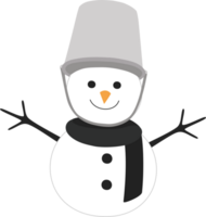 monigote de nieve dibujos animados clipart png