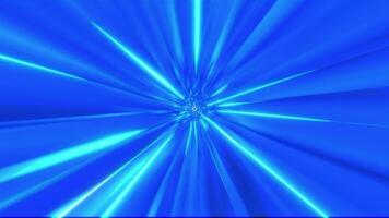 Abstract futuristic blue background of fractal plexus of triangles, digital technology, big data, high-speed connection seamless loop video