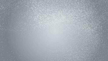 Abstract clean white grey wave from of particles and dots moves on background, big data visualization, futuristic and digital background, 3D, 4K, seamless loop video