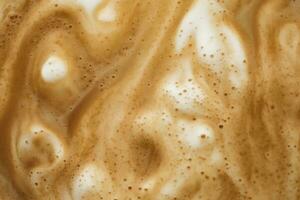 AI generated Coffee foam texture. AI Generated photo