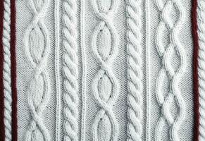 AI generated Knitted sweater texture, background with copy space. AI Generated photo