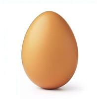 AI generated Egg isolated on white background. AI Generated photo