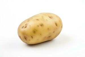 AI generated Potato isolated on white background. AI Generated photo