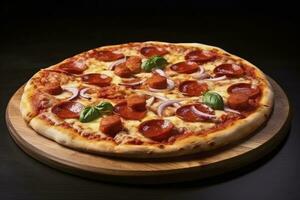 AI generated Best Pizza Ever. AI Generated photo