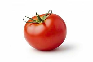 AI generated Tomato isolated on white background. AI Generated photo