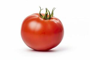 AI generated Tomato isolated on white background. AI Generated photo