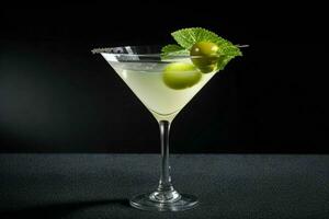 AI generated Vodka martini. Pro Photo