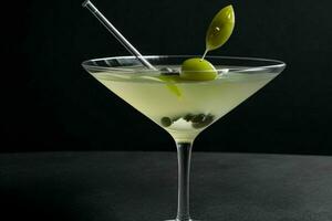 AI generated Vodka martini. Pro Photo