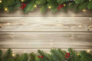 AI generated Christmas and New Year background. AI Generated photo