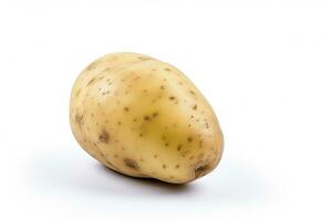 AI generated Potato isolated on white background. AI Generated photo