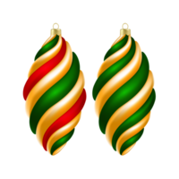 Kerstmis - Kerstmis decoratief ornamenten Aan transparant achtergrond png